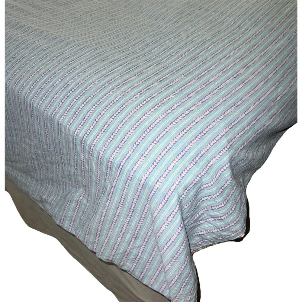 Echo Design Calypso Queen Duvet Cover Multi Color Paisley Reversible Cotton Boho - Picture 11 of 11